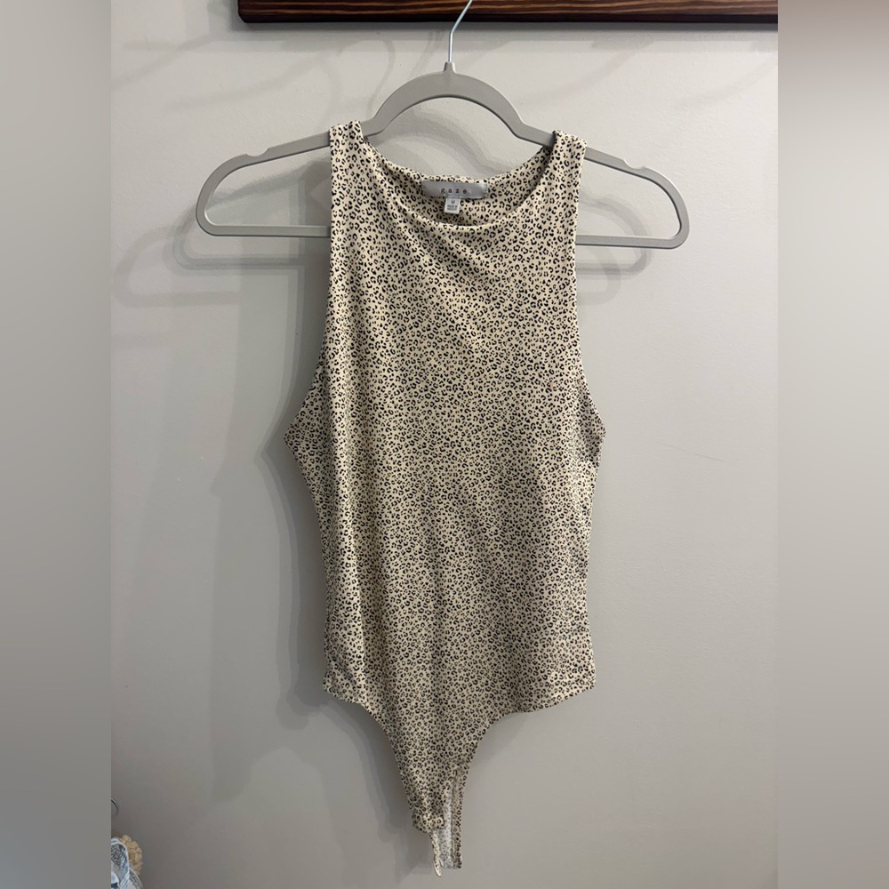Gaze Animal Print Sleeveless Top
